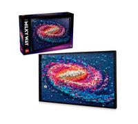 Lego art galaxia vía láctea arte mural y decoración de pared para e