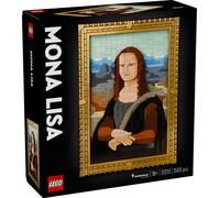 LEGO Art Mona Lisa Cuadro Famoso de Leonardo da Vinci, Decoración del Hogar para Salón y Dormitorio, Maqueta de Construcción para Adultos, Regalo para Hombres Mujeres Artistas y Amantes del Arte 31213