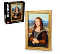 LEGO Art Mona Lisa - Juego de construcción de pared Leonardo da Vinci, a partir de 18 años, manualidades para hombres, mujeres, ideal para amantes de los rompecabezas y el arte, idea de regalo de