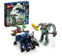 Lego Avatar Neytiri & Thanator vs. AMP Suit Quaritch 75571 - Juguete de acción construible con figura de animal y escena de Pandora