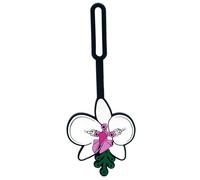 Lego Bag Tag - Orquídea botánica (53660), etiqueta de silicona para equipaje, vacaciones, crucero, identificación de maleta