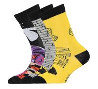 LEGO Batman 3 Pack Socks 3 Paquete de Calcetines, 995, 26 para Niños