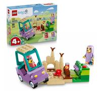LEGO Bluey Abuelitas con Bingo y Bluey - Juego Educativo con Coche, 2 Minifiguras y Jardín - Juguete Montessori - Regalo de Cumpleaños para Niñas y Niños de 4+ Años - 11216
