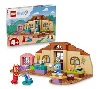 LEGO Bluey Escuela con Rusty y Bluey - Juego Educativo con Cocina, Cafetería, 2 Minifiguras, Comida y Accesorios - Juguete Montessori - Regalo de Cumpleaños para Niñas y Niños de 4+ Años - 11221