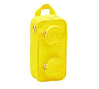 LEGO Bolsa de ladrillo unisex para niños, Amarillo, Pencil Case, Bolsa