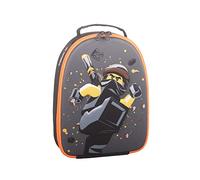 LEGO Bolsa Térmica Infantil Ninjago Cole, capacidad 5L, negro gris