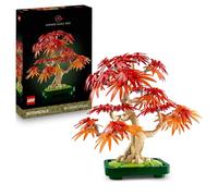 LEGO Botanical Bonsái de Arce Rojo Japonés - Planta Artificial con Hojas Rojas y Naranjas en Maceta - Maqueta para Construir para Adultos - Regalo de Decoración del Hogar para Mujeres y Hombres 10348