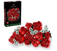 LEGO Botanicals Ramo de Rosas Rojas - Flores Artificiales para Decoración del Hogar - Regalo de Cumpleaños y Aniversario para Mujeres y Hombres - Maquetas para Construir para Adultos 10328