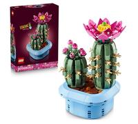 LEGO Botanicals Cactus en Flor - Planta con Maceta Artificial con 2 Cactus y Flores - Decoración de la Habitación - Regalo de Cumpleaños para Niñas de 9+ Años y Amantes de Las Plantas - 11509