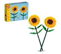 LEGO Botanicals Girasoles Kit de Maqueta de Flores Artificiales Amarillas, Accesorio de Dormitorio y Decoración Floral para el Hogar, Regalo para Niñas, Niños de 8+ Años y Adolescentes 40524