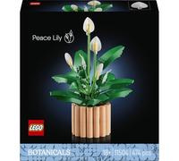 LEGO Botanicals Lirio de la Paz 11504 | Set para adultos, planta de interior artificial con maceta, decoración del salón, regalo de cumpleaños, 474 piezas