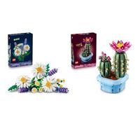 LEGO Botanicals Lote Jardín Colorido: Incluye Margaritas (11508) y Cactus en Flor (11509) - Flores y Plantas Artificiales - Decoración - Regalo para Niñas y Adultos