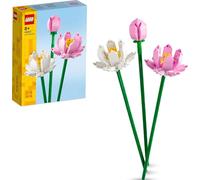Lego botanicals lotus flowers - faux flower bouquet building set for 8