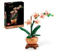 LEGO Botanicals Miniorquídea - Orquídea Flor y Planta Artificial para Decoración del Hogar y Salón - Maqueta para Construir para Adultos - Regalo para Esposas, Mujeres, Madres y Pareja 10343
