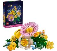 LEGO Botanicals Ramillete Rayos de Sol, Ramo de Flores Artificiales con Margaritas y Tulipanes de Juguete, Decoración Floral para Escritorio, Regalo para Niñas de 9+ Años, Adolescentes y Mujeres 10347