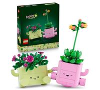 LEGO Botanicals Plantas Bailarinas - Set con 2 Flores Artificiales y Macetas Color Pastel - Plantas de Interior para la Decoración del Dormitorio - Regalo para Niñas de 9+ Años y Adultos - 11506