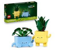 LEGO Botanicals Plantas Felices - Decoración para Estantería y Dormitorio Juvenil - Juguete con 2 Plantas Artificiales de Colores y Caras de Dibujos Animados - Regalo para Niñas de 9+ Años 10349
