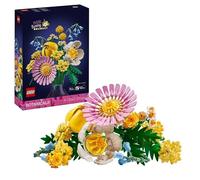 Lego Botanicals Ramillete Rayos de Sol, Regalo por el Día de la Madre para Mamás e Hijas, Ramo de Flores Artificiales con Margaritas y Tulipanes de Juguete, Decoración Floral para Escritorio 10347