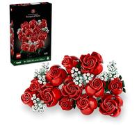 LEGO Botanicals - Ramo de rosas artificiales - Juego de construcción de rosas rojas falsas para adultos a partir de 18 años - Regalo para el día de San Valentín para ella y él - Kits de bricolaje para