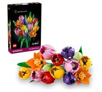 Lego Botanicals Ramo de Tulipanes - Kit de Maquetas para Adultos de Flores Artificiales - Centro de Mesa Decorativo para Salón con 14 Tulipanes en 5 Colores - Regalo para Mujeres - 11501