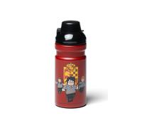 Room Copenhagen LEGO Harry Potter Gryffindor Botella de Agua - 390 ml, Duradera PP/Silicona, Divertida y Práctica para Niños, con Boquilla Cubierta, Ideal para Deportes,