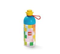 LEGO Botella para niños - Botella transparente Iconic 500 ml, apta para lavavajillas, botella de agua reutilizable para escuela y deporte
