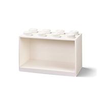 LEGO Brick Shelf 8 Knobs, in White