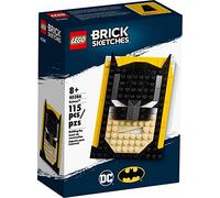 LEGO Brick Sketches: Batman - 115 Piece Building Set - LEGO, #40386, Ages 8+