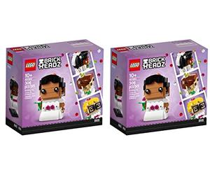 Lego Brickheadz Bride 40383 & Groom 40384 - Juego de 2 novias