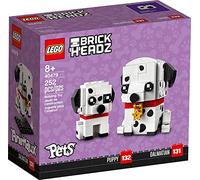 LEGO BrickHeadz Pets 40479 Dálmata, juego de perro y cachorro