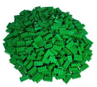 LEGO Bricks 3461 - Ladrillo (2 x 4 pivotes, 50 Unidades), Color Verde