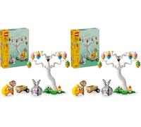 LEGO Búsqueda de Huevos de Pascua del Conejo y el Pollito - Figuras de Animales Inc. Conejo y Pájaro - Manualidades de Pascua para Niños - Regalos para Niñas y Niños de 8+ Años - 40808 (Paquete de 2)