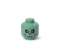 LEGO Cabeza de Esqueleto para Almacenamiento Pequeña (verde)
