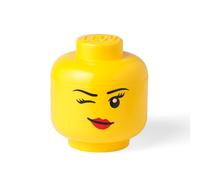 LEGO Cabeza para almacenamiento (grande, guiño)