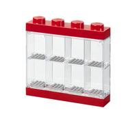 LEGO - Caja de almacenaje para minifiguras con diseño de ladrillo 8, color rojo (Room Copenhagen #40650001)
