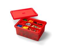 LEGO Caja de Almacenamiento con Compartimentos (roja)