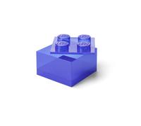 LEGO Caja de Almacenamiento Translúcida con Forma de Ladrillo (violeta)