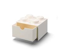 LEGO Cajón de escritorio de 4 espigas (blanco)