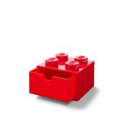 LEGO Cajón de Escritorio de 4 Espigas (rojo)