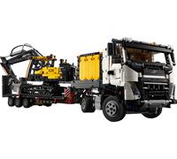 Lego technic camión volvo fmx y excavadora eléctrica ec230 - 42175