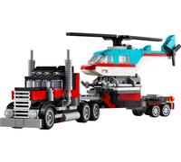 LEGO Creator - Camión plataforma con helicóptero - 31146