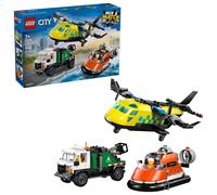 Lego city 3 en 1 remix: avión, camión técnico y aerodeslizador de j