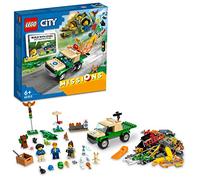 LEGO 60353 City Misiones de Rescate de Animales Salvajes, Juguete Digital e Interactivo de Aventuras para Niños de 6 Años o Más, Set de Construcción