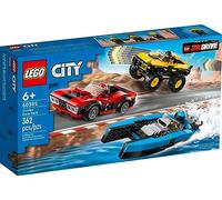 LEGO® City 60395 - Juego combinado de vehículos de carreras