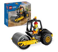 LEGO City Apisonadora de Juguete, Set Construcción de Vehículo, Maqueta de Camión Infantil con Minifigura de Obrero, Juego Imaginativo, Regalo para Niños y Niñas de 5 Años o Más 60401