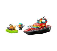 Lego city barco de rescate contra incendios - 60373