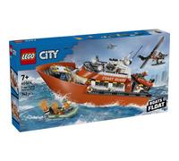 Set de construcción LEGO City 60504 Barco y Helicóptero de Rescate 742 piezas