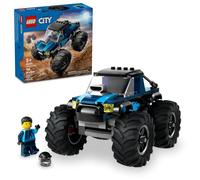 LEGO City Blue Monster Truck - Juego de juguete todoterreno con una minifigura de conductor, juguetes imaginativos para niños, regalo divertido para niños y niñas a partir de 5 años, mini camión