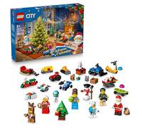 LEGO City Calendario de Adviento 2025 para Niños y Niñas de 5+ Años - Cuenta Atrás de Navidad con 24 Sorpresas Inc. Tren, Coche, Tractor de Juguete, Oso Polar y 7 Minifiguras - Regalo Navideño 60475