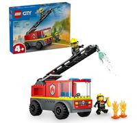LEGO City Brandweerauto, voertuigbouwset voor kinderen vanaf 4 jaar, inclusief 2